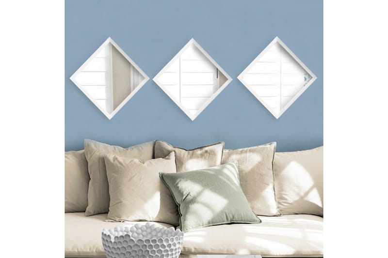 Sarata Speil - Hvit/Sølv - Interiør - Speil - Veggspeil