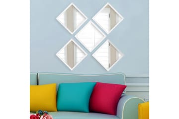 Sarata Speil - Hvit/Sølv - Interiør - Speil - Veggspeil