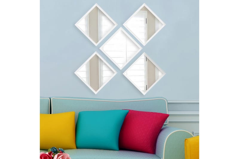 Sarata Speil - Hvit/Sølv - Interiør - Speil - Veggspeil