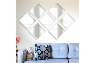 Sarata Speil - Hvit/Sølv - Interiør - Speil - Veggspeil