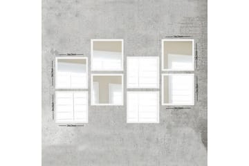 Sarata Speil - Hvit/Sølv - Interiør - Speil - Veggspeil