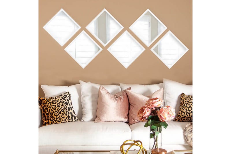 Sarata Speil - Hvit/Sølv - Interiør - Speil - Veggspeil