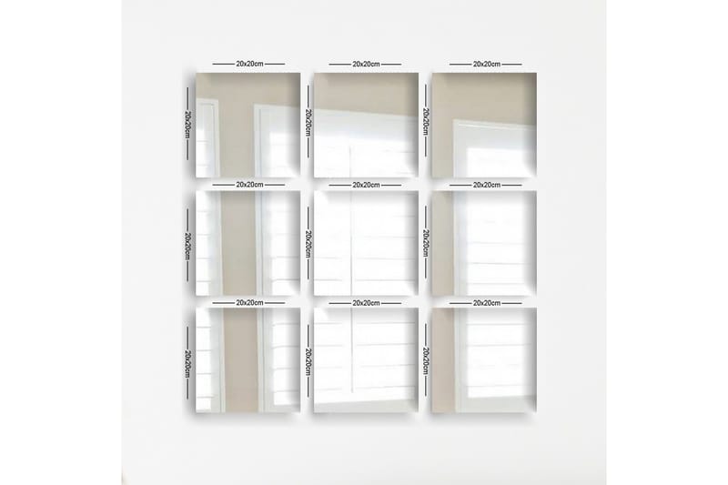 Sarata Speil - Sølv - Interiør - Speil - Veggspeil