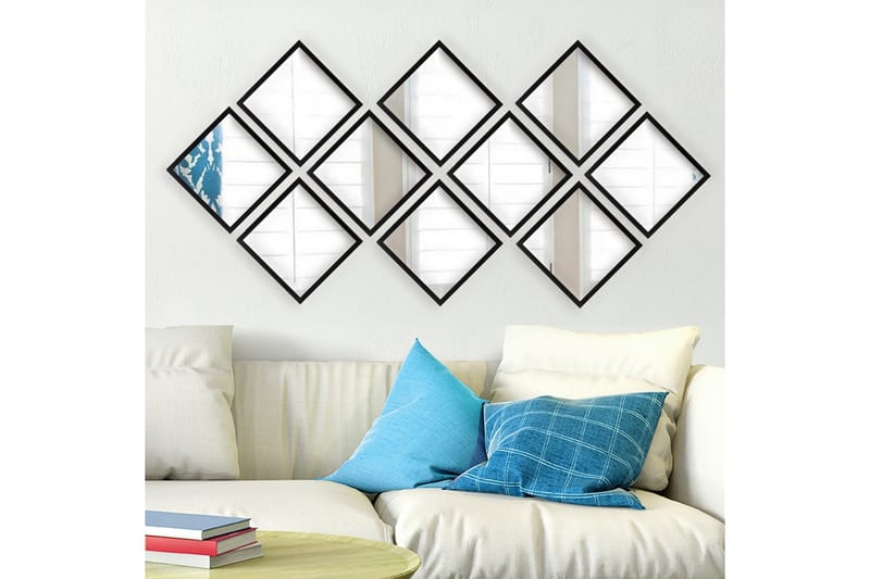 Sarata Speil - Sølv/Svart - Interiør - Speil - Veggspeil