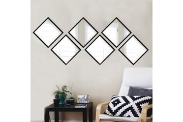 Sarata Speil - Sølv/Svart - Interiør - Speil - Veggspeil