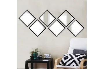 Sarata Speil - Sølv/Svart - Interiør - Speil - Veggspeil