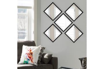 Sarata Speil - Sølv/Svart - Interiør - Speil - Veggspeil