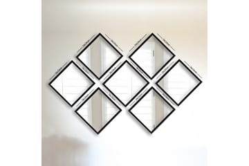 Sarata Speil - Sølv/Svart - Interiør - Speil - Veggspeil