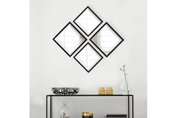 Sarata Speil - Sølv/Svart - Interiør - Speil - Veggspeil