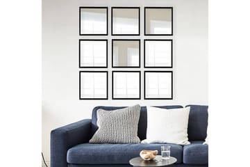 Sarata Speil - Sølv/Svart - Interiør - Speil - Veggspeil