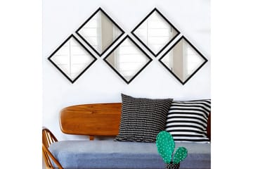 Sarata Speil - Sølv/Svart - Interiør - Speil - Veggspeil