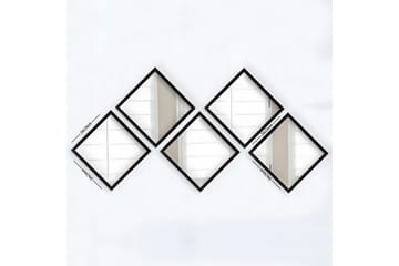 Sarata Speil - Sølv/Svart - Interiør - Speil - Veggspeil