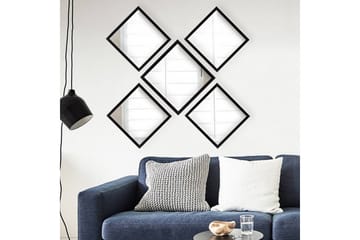 Sarata Speil - Sølv/Svart - Interiør - Speil - Veggspeil