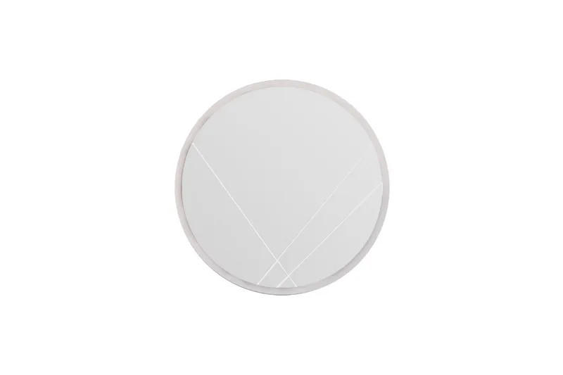 Smooth Speil 60 cm Rund - Hvit - Interiør - Speil - Veggspeil