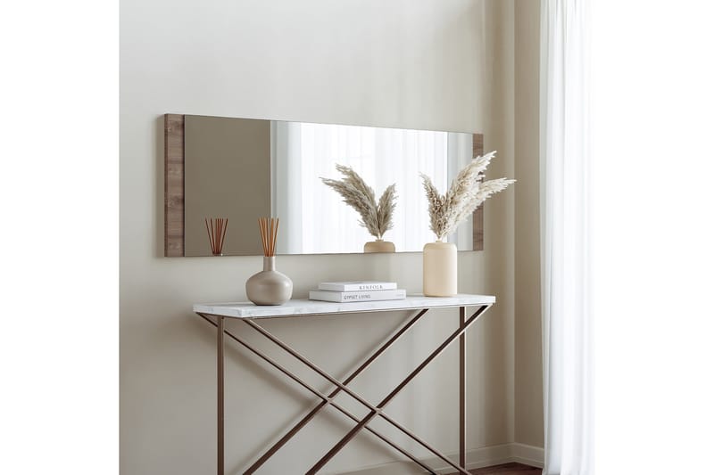 Speil 40x120 cm, Valnøtt