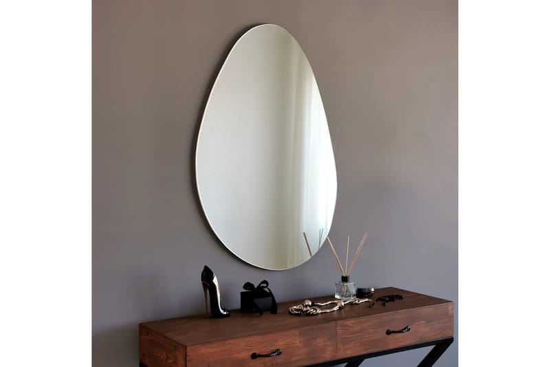 Speil 50x76 cm - Svart - Gangspeil - Veggspeil