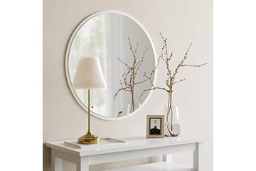 Speil 60x60 cm - Hvit - Interiør - Speil - Veggspeil