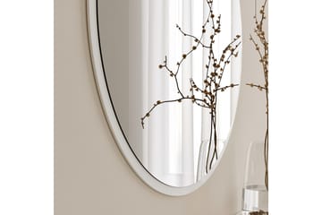 Speil 60x60 cm - Hvit - Interiør - Speil - Veggspeil