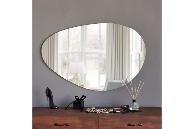 Speil 60x90 cm - Svart - Gangspeil - Veggspeil