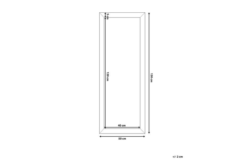 Speil Abruzzese 50x130 cm - Gull - Interiør - Speil - Veggspeil
