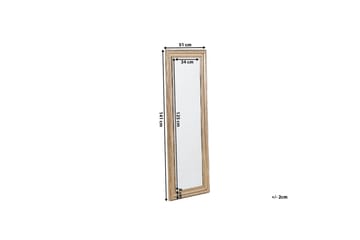 Speil Aurillac 51 cm - Gull - Interiør - Speil - Veggspeil