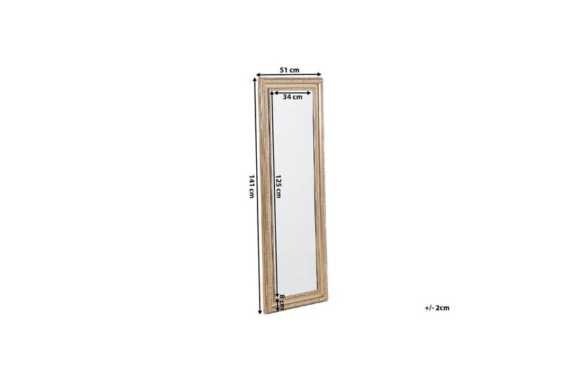 Speil Aurillac 51 cm - Gull - Interiør - Speil - Veggspeil