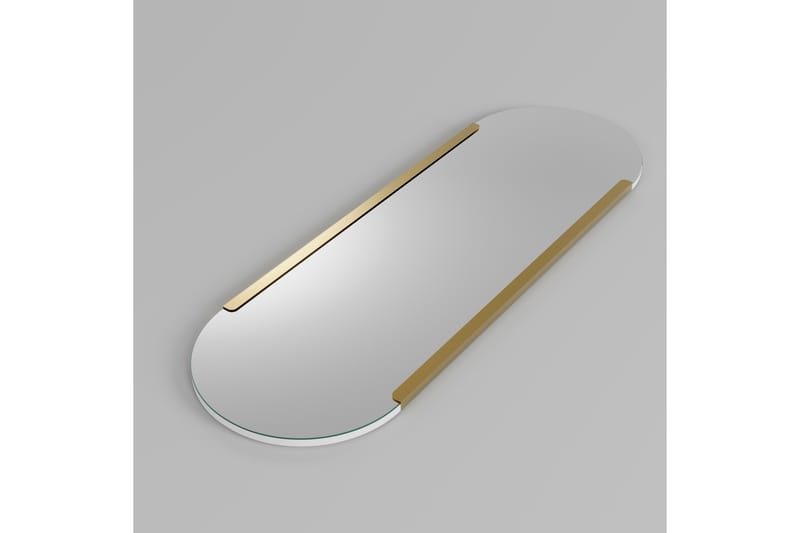 Speil Last 50 cm Rektangulær - Gull - Gangspeil - Helkroppsspeil - Veggspeil