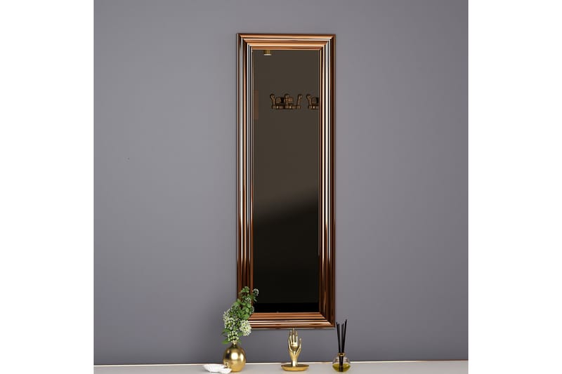 Speil Ovea 30 cm Rektangulær - Bronse - Gangspeil - Veggspeil