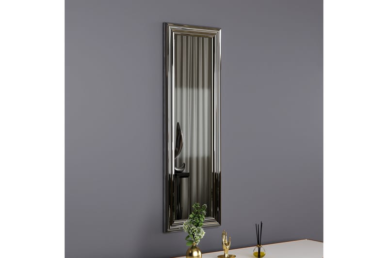 Speil Ozze 30 cm Rektangulær - Sølv - Gangspeil - Veggspeil