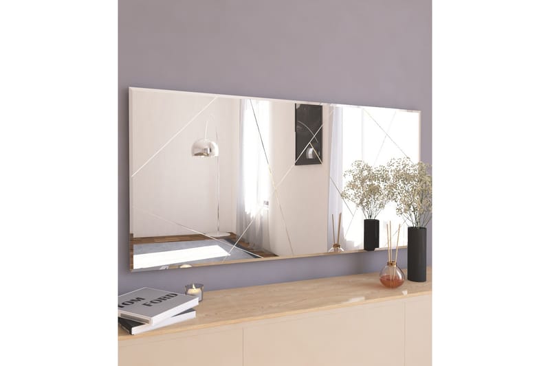 Speil Relsa 60 cm Rektangulær - Hvit - Gangspeil - Veggspeil