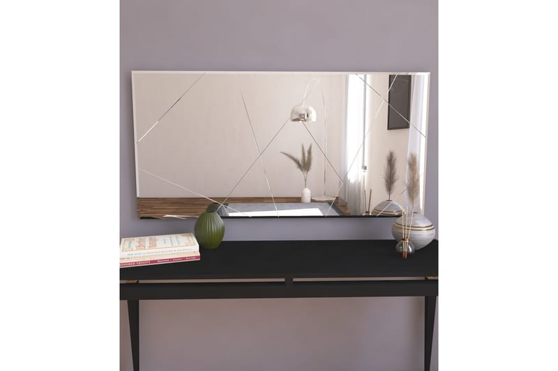 Speil Relsa 60 cm Rektangulær - Hvit - Gangspeil - Veggspeil