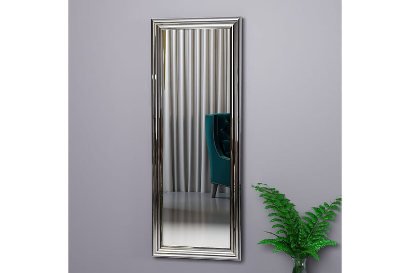 Speil Rube 40 cm Rektangulær - Sølv - Gangspeil - Veggspeil