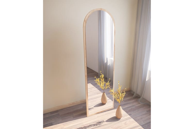 Speil Rusele 50 cm Rektangulær - Tre/Natur - Gangspeil - Helkroppsspeil - Veggspeil