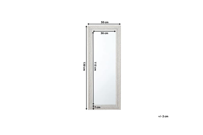 Speil Vertou 50 cm - Beige - Gangspeil - Veggspeil