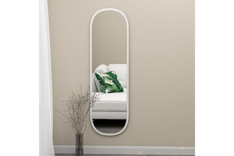 Speil Zeos 40 cm Rektangulær - Hvit - Gangspeil - Veggspeil