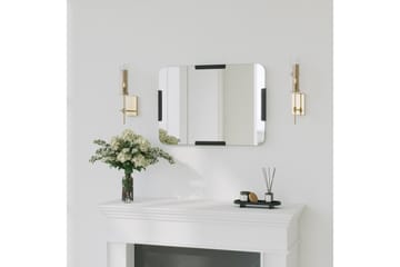 Taharoa Speil 50 cm Rektangulær - Svart - Interiør - Speil - Veggspeil