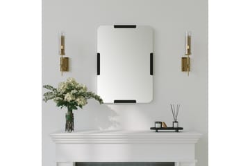 Taharoa Speil 50 cm Rektangulær - Svart - Interiør - Speil - Veggspeil