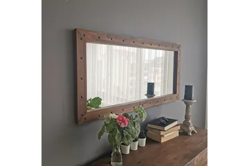 Trekell Dekorasjonsspeil 110 cm - Valnøtt - Interiør - Speil - Veggspeil