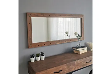 Trekell Dekorasjonsspeil 110 cm - Valnøtt - Interiør - Speil - Veggspeil