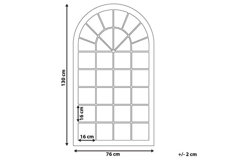 Trevol Speil 76x130 cm - Beige - Interiør - Speil - Veggspeil