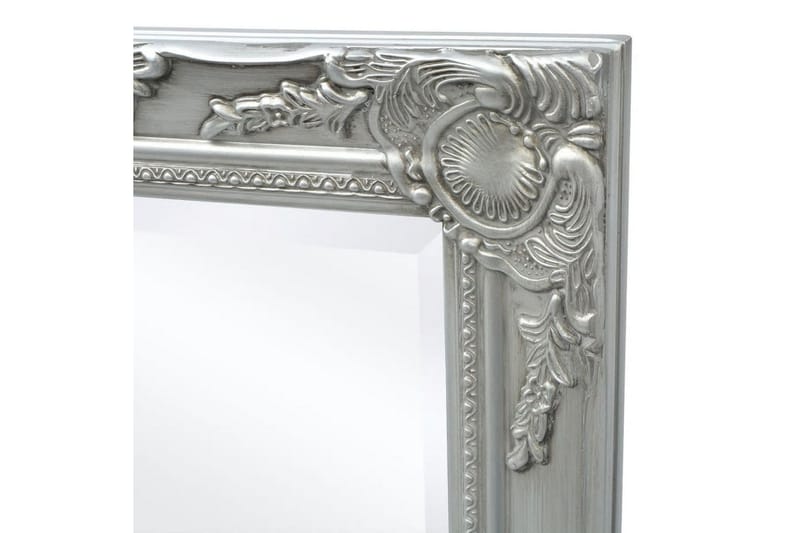 Veggspeil Barokkstil 100x50 cm Sølv - Sølv - Gangspeil - Veggspeil