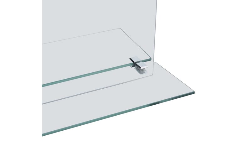 Veggspeil med hylle 30x50 cm herdet glass -   - Gangspeil - Veggspeil
