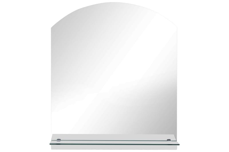 Veggspeil med hylle 30x50 cm herdet glass -   - Gangspeil - Veggspeil