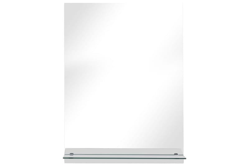 Veggspeil med hylle 30x50 cm herdet glass -   - Gangspeil - Veggspeil