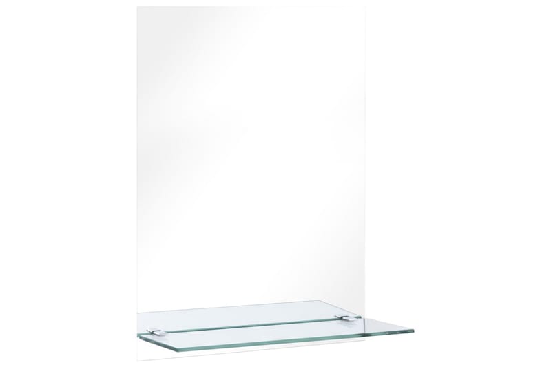 Veggspeil med hylle 30x50 cm herdet glass -   - Gangspeil - Veggspeil