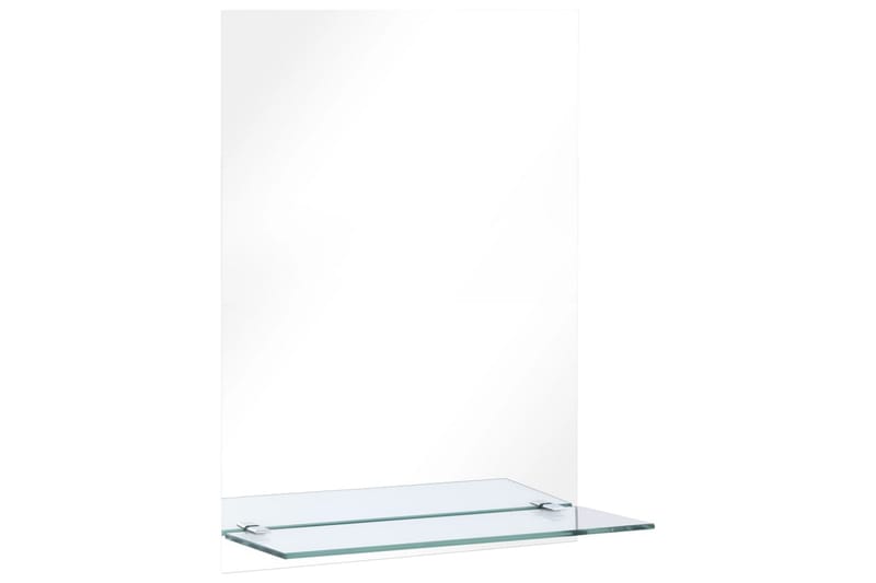 Veggspeil med hylle 40x60 cm herdet glass - Gangspeil - Veggspeil