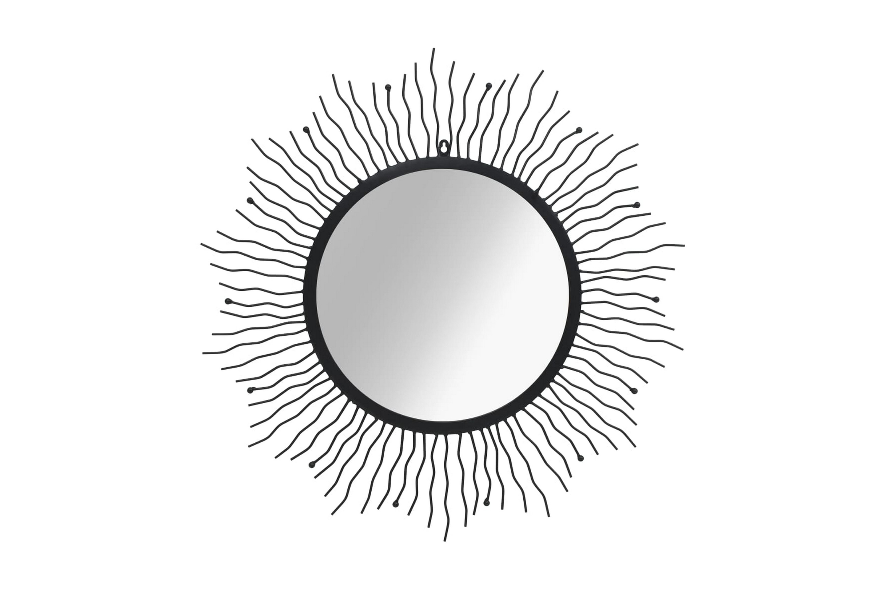 Be Basic Veggspeil solstråle 80 cm svart - Svart