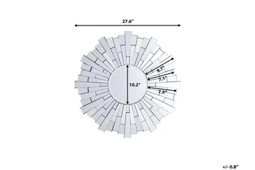 Vire speil 70 cm - Sølv - Interiør - Speil - Veggspeil