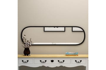 Zeos Speil 40 cm Rektangulær - Svart - Interiør - Speil - Veggspeil