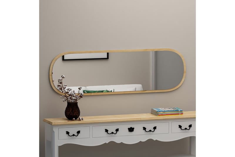 Zeos Speil 40 cm Rektangulær - Tre/Natur - Interiør - Speil - Veggspeil